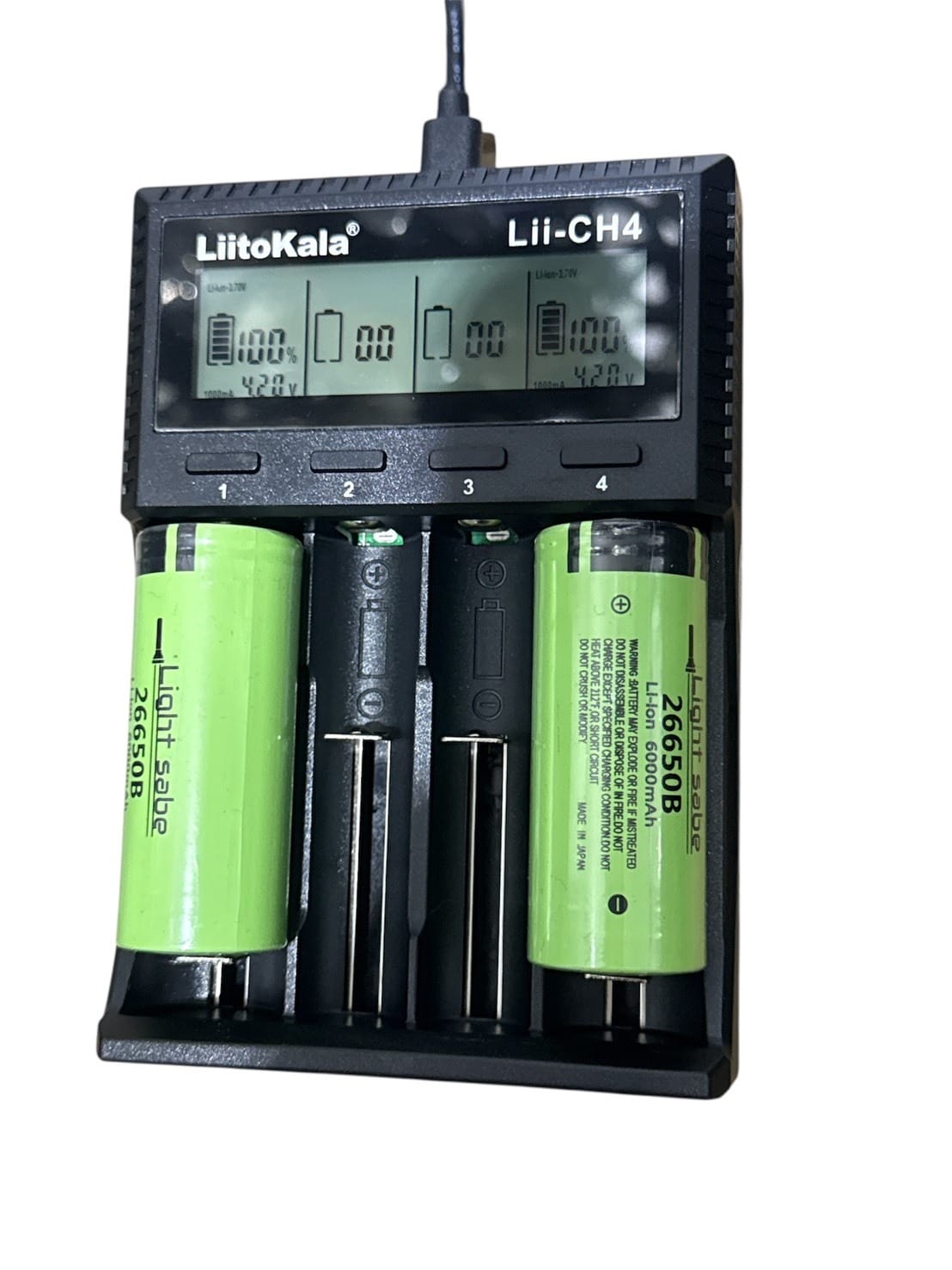 Lii-CH4 多功能充電器四槽(2大2小)  充電座 商品圖 2