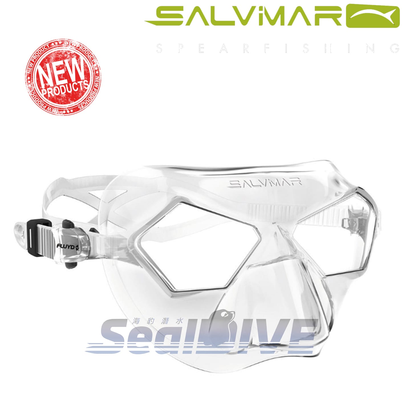 義大利 Salvimar  Incredibile 自由潛水透明低容積面鏡