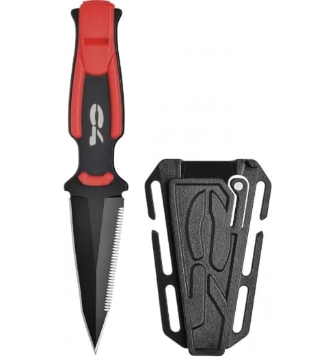 義大利 C4 Knife Ronin Red 紅色浪人潛水刀 口哨刀 商品圖 6